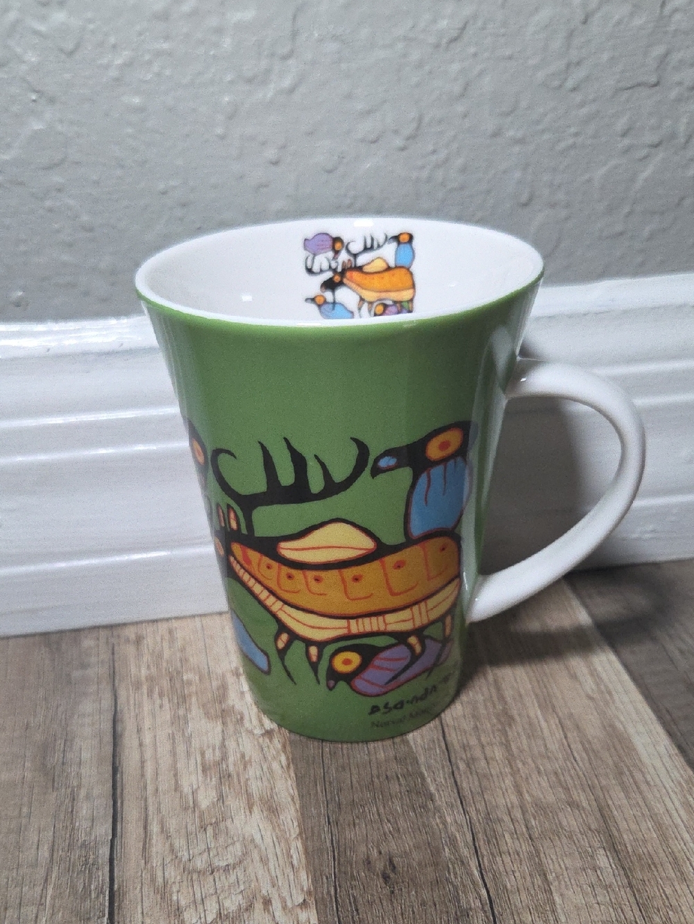 Canadian Designer Oscardo Native Indigenous Animals Coffee Mug Noval Morriseau